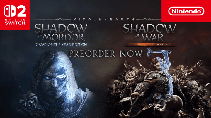 Shadow of Mordor y Shadow of War llegan a Nintendo Switch 2 con 50% de descuento