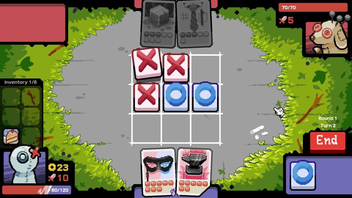 Tic Card Toe: el tres en raya con deckbuilding que llega a PC en 2027